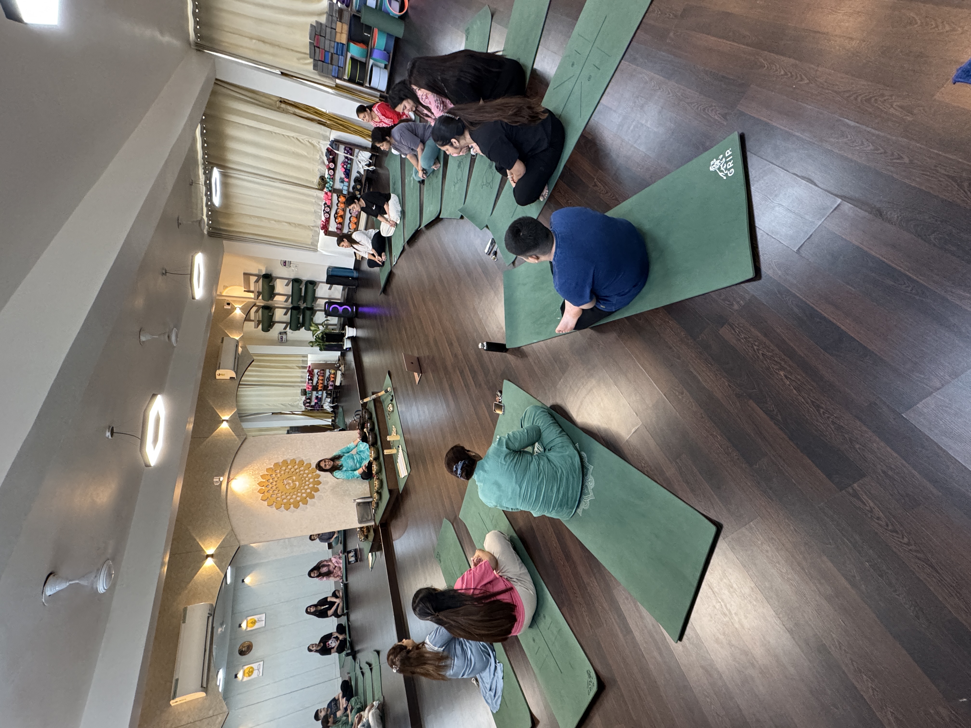 A sound healing and meditation circle at Zelosity